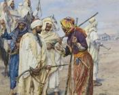 朱里奥罗萨迪 - Bedouins preparing a raiding party